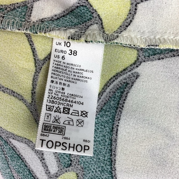 TOPSHOP RETRO 60s VIBE FLORAL SUMMER TOP - Picture 10 of 10